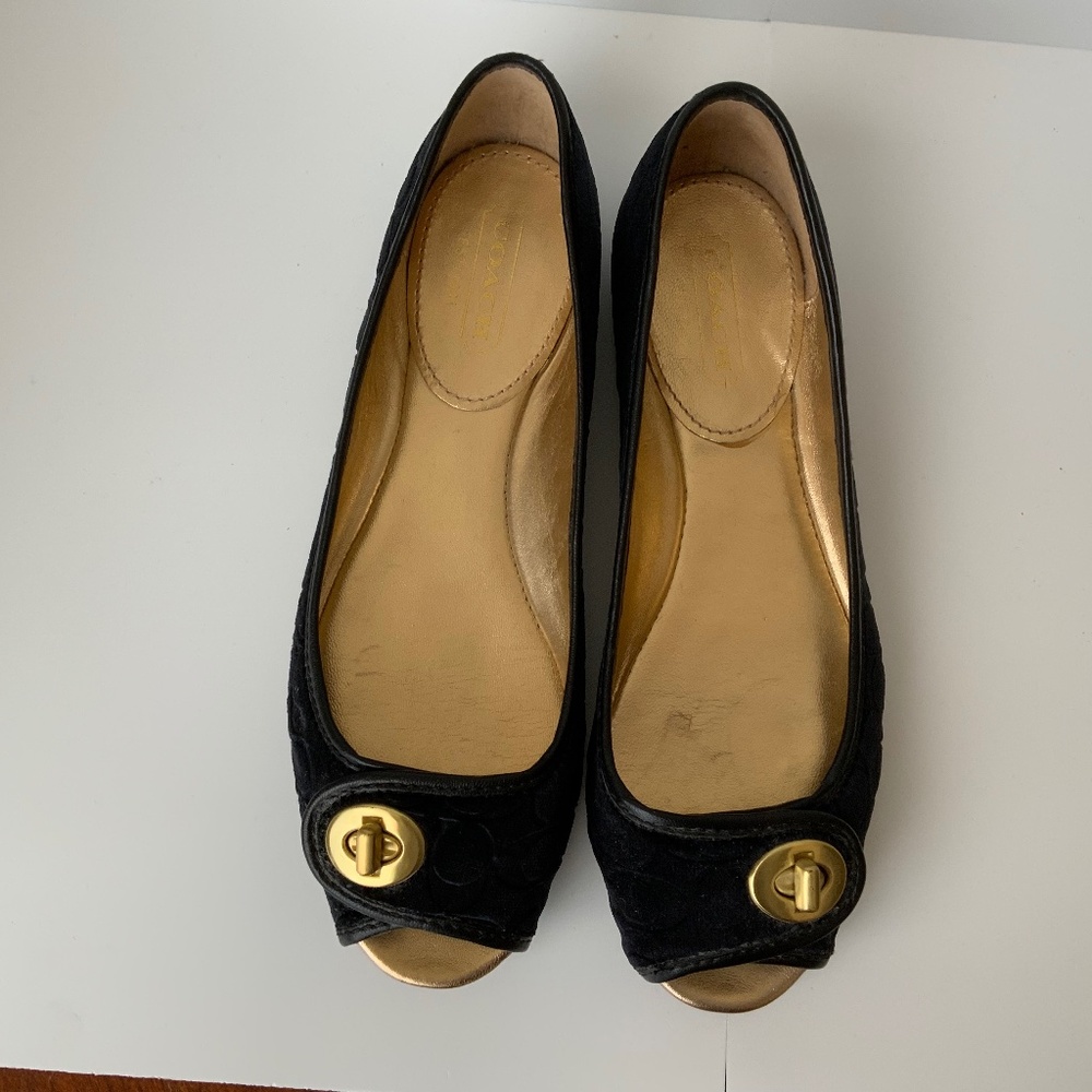 Coach size 6.5 B ballet flats